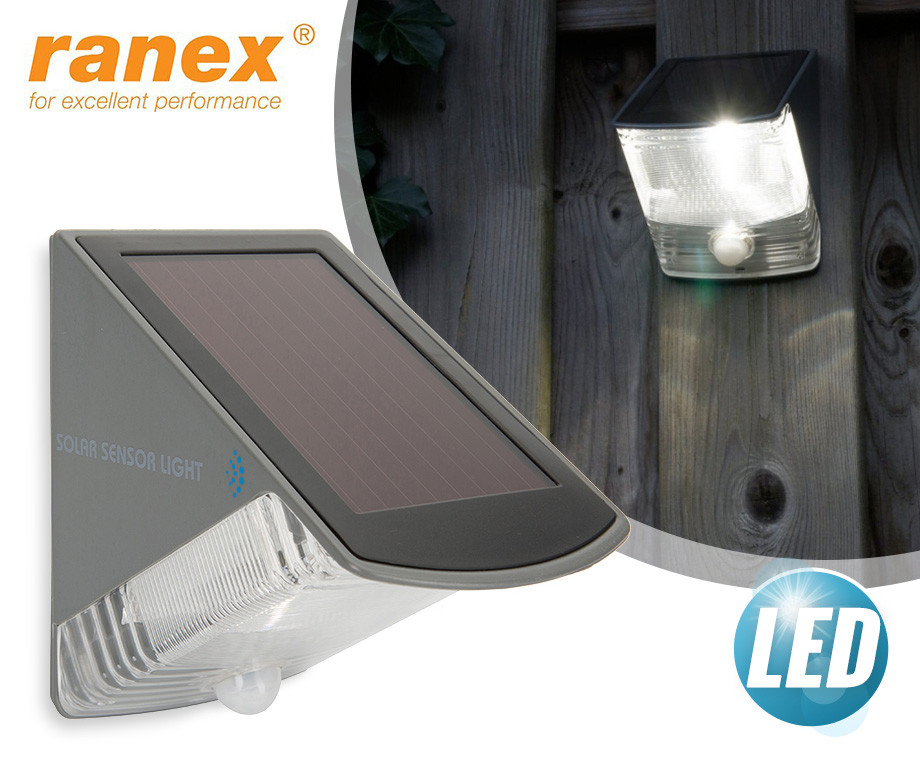 Faeröer bibliotheek Gecomprimeerd Ranex Sensor Solar Buitenlamp SMD Bright LED - Met Bewegingssensor! |  VoordeelVanger.nl - Dagelijks topaanbiedingen!