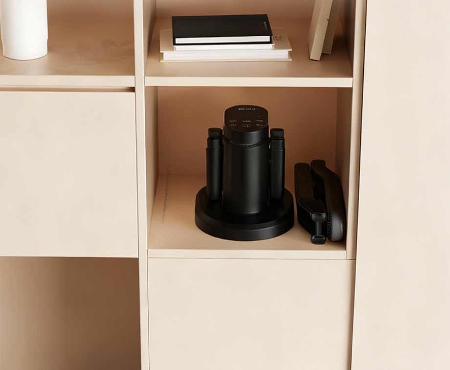 Laarzendroger - Elektrische 4-schoendroger met 180 minuten timer, sneldrogend, ruimtebesparend en superstil, laarzendroger voor schoenen, laarzen, handschoenen, sokken