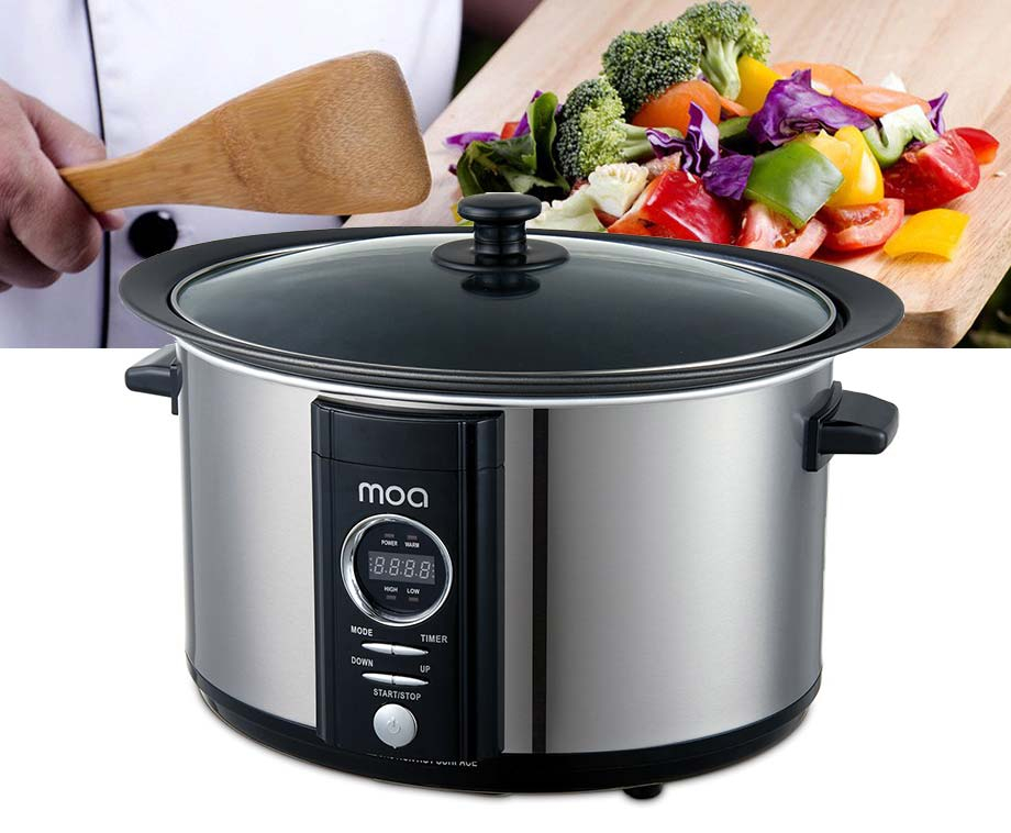 MOA Slow Cooker 6,5L De Nieuwst Trend Van Lekker En Gemakkelijk Koken