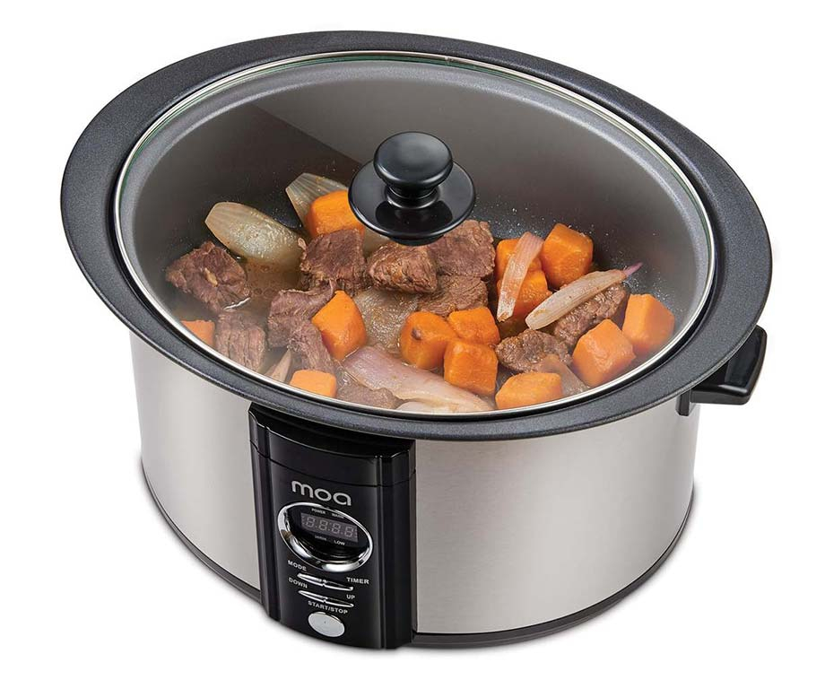 MOA Slow Cooker 6,5L De Nieuwst Trend Van Lekker En Gemakkelijk Koken