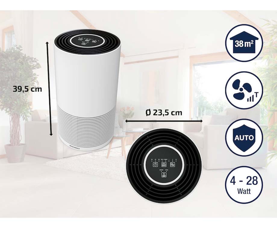 LEIFHEIT SOEHNLE Airfresh Clean 300 Air Purifier S68094 | Furniture & Home Décor