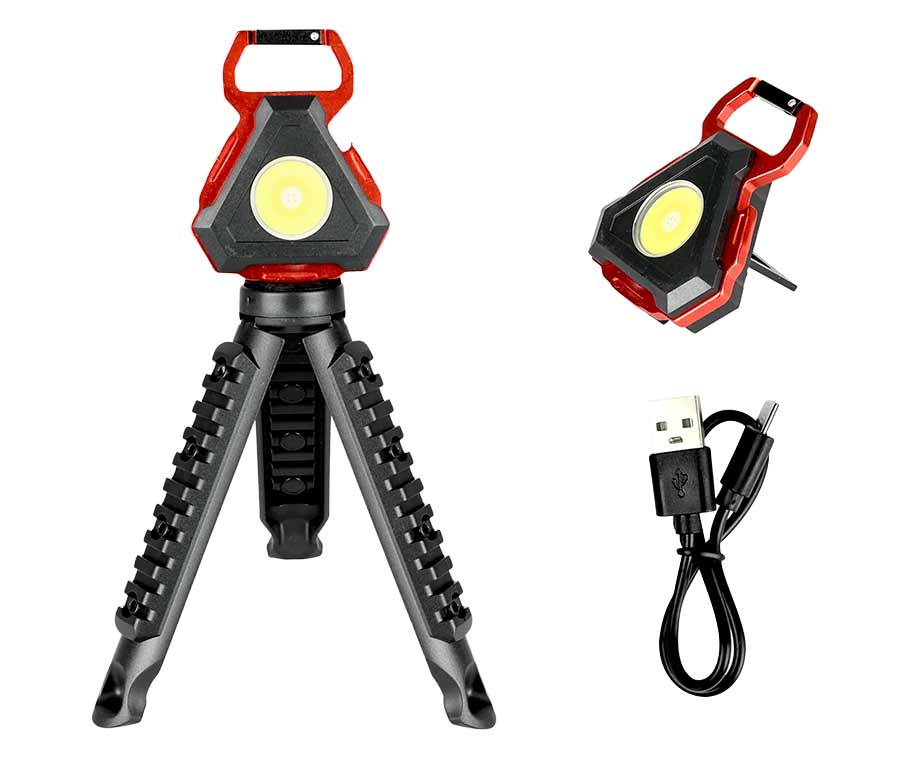 1+1 GRATIS | Felle Oplaadbare Bouwlamp Mini met Statief