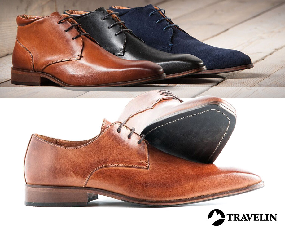 Travelin' Nette Lederen Herenschoenen - Laag Of Halfhoog Model  Verkrijgbaar! | VoordeelVanger.nl - Dagelijks topaanbiedingen!