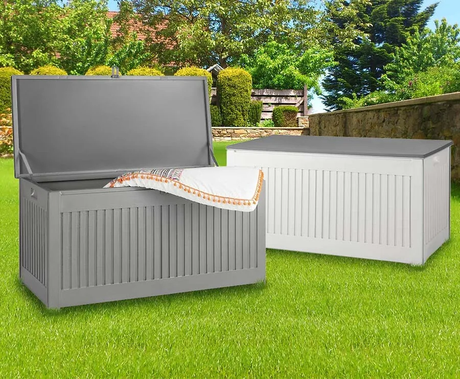 XXL Opbergbox Voor Buiten - Voor Gereedschappen, Kussens, Speelgoed, Etc.!