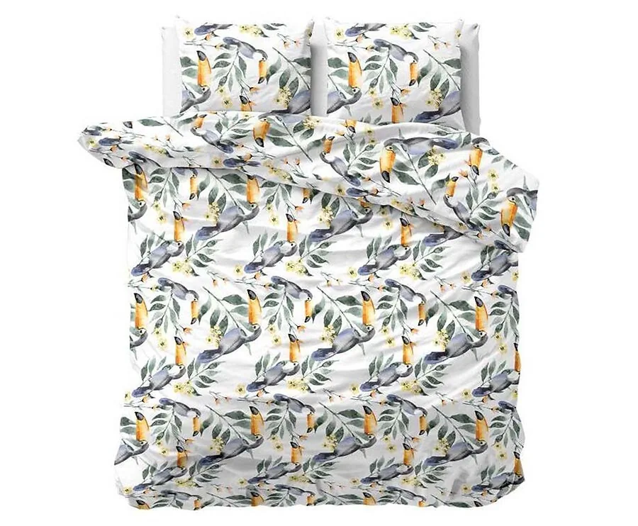Sleeptime Dekbedovertrek - Tropical Vibes - 140x200/220 | 1-persoons