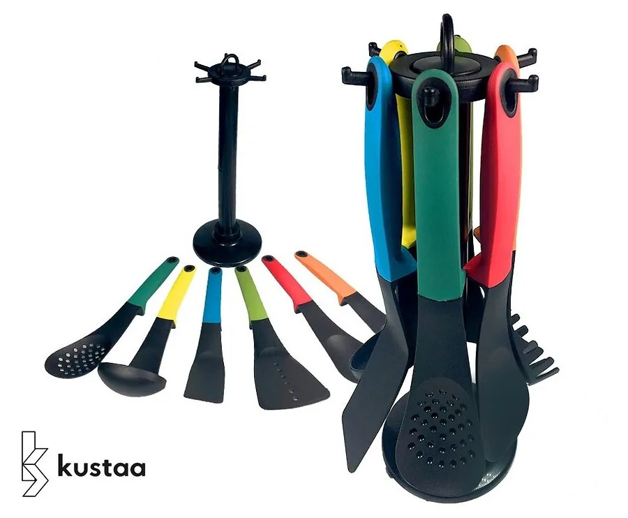 7-Delige Kusta Kookcarrousel - Complete Ruimtebesparende Set Voor In De Keuken!
