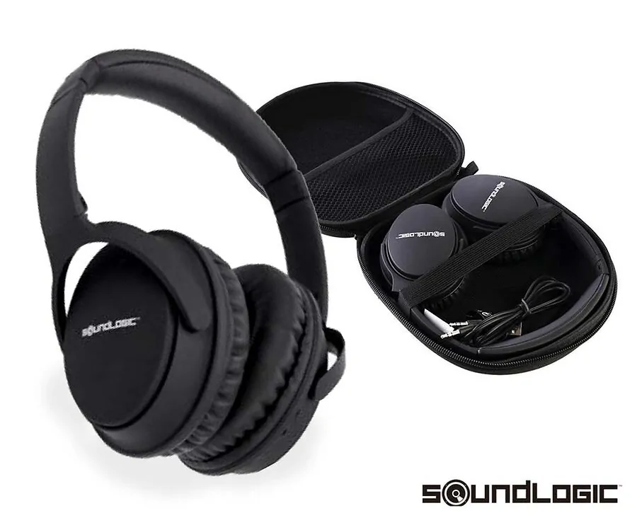 SoundLogic Noise Cancelling Koptelefoon - Onderdrukt Omgevingsgeluid!