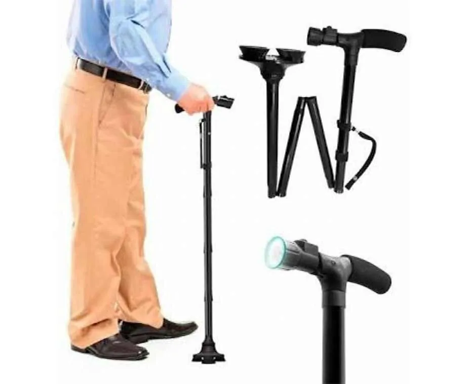 Opvouwbare Wandelstok met LED Verlichting