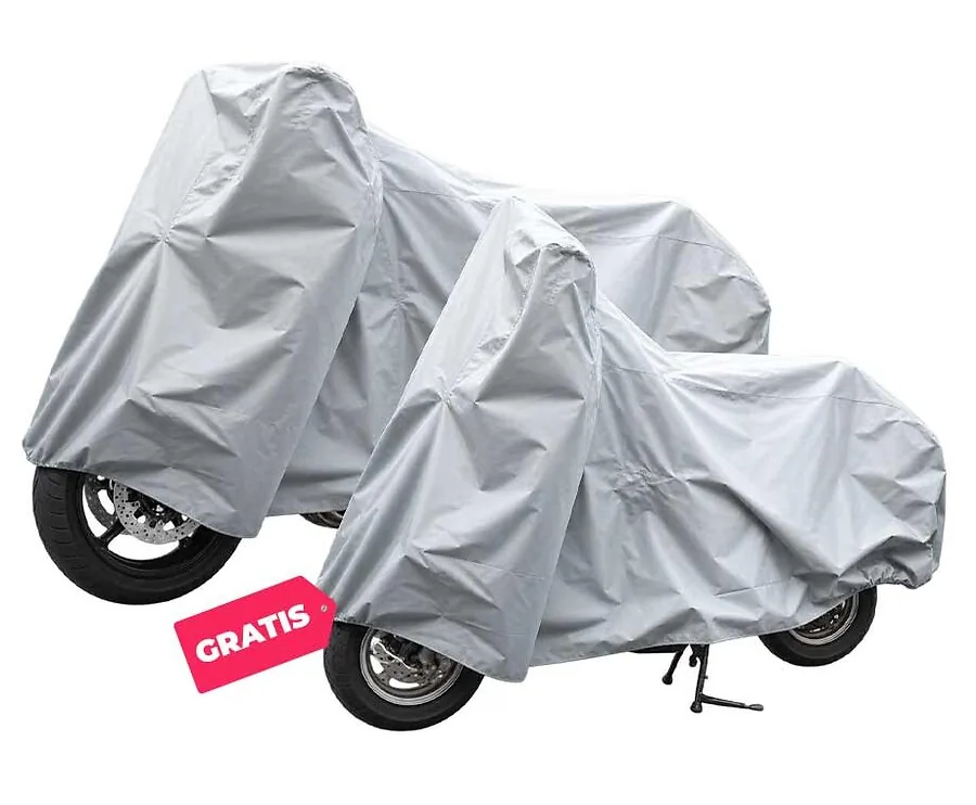 Motor- en Scooterhoes Zilvergrijs