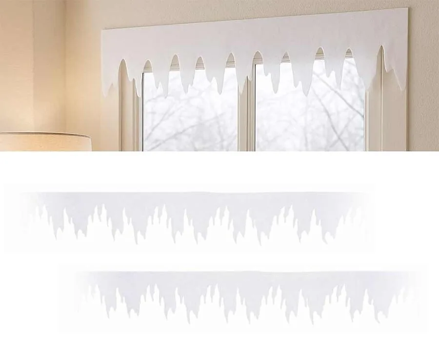 Sneeuwdecoratie IJspegels 2 Meter - Vandaag 1+1 GRATIS!