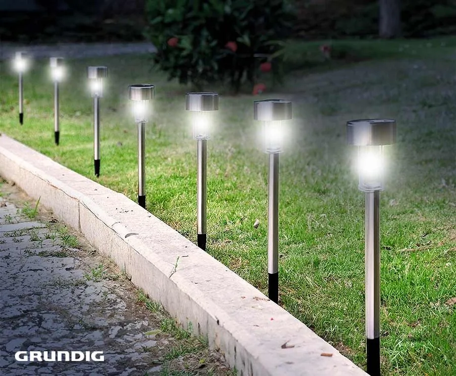 10-Pack Solar Tuinlampen - Met Dag- En Nachtsensor!