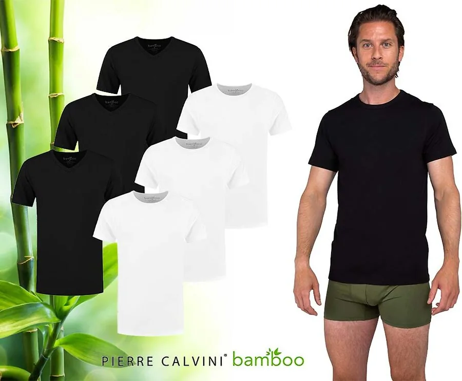 3-Pack Heren Bamboe T-Shirts - Anti-Geur En Supercomfortabel!