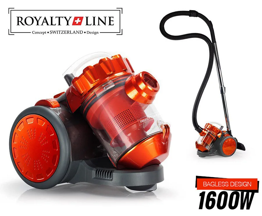 Royalty Line Multi-Cyclone Stofzuiger 1600W - Met Viervoudige Stoffilter!