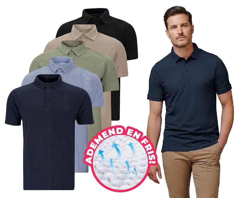 Heren Polo van Bamboe Viscose
