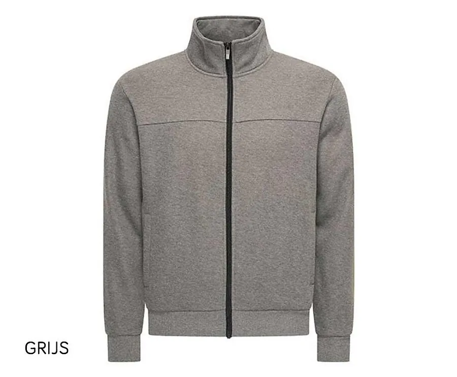Mario Russo Zip Vest Linea-Grijs-XL