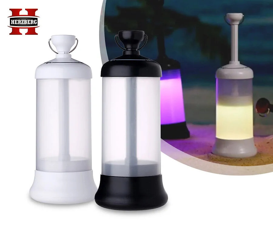 Herzberg Draagbare LED Nachtlamp - Multifunctioneel En Oplaadbaar!