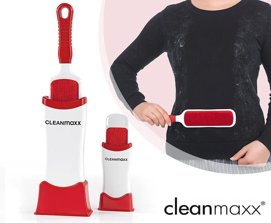 Set Van 2 Cleanmaxx Pluizenborstels - Herbruikbaar En Zeer Effectief!