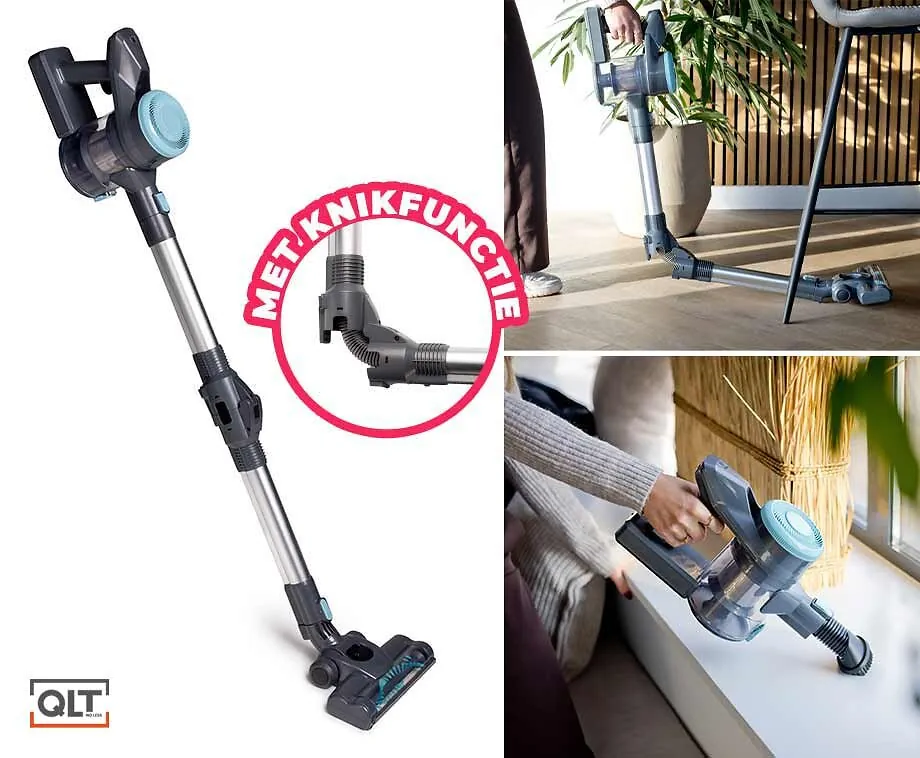 2-in-1 Draadloze Steelstofzuiger met Knikfunctie