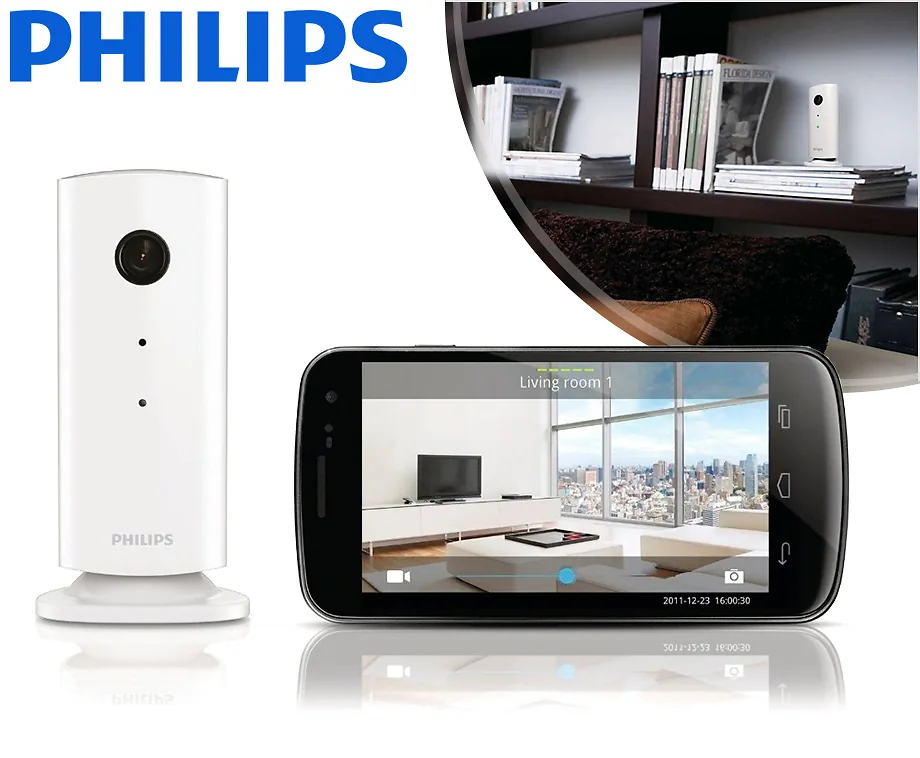 Philips Draadloze Thuismonitor - Bekijk Live Beelden Op Iedere Computer, Tablet & Smartphone!