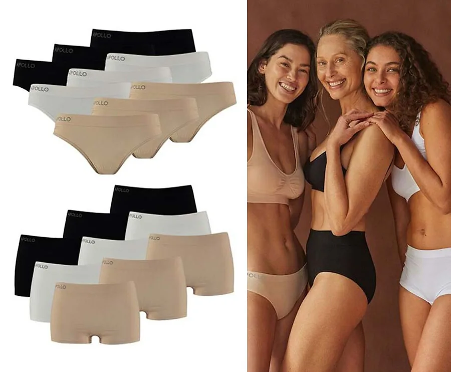 6-Pack Naadloos Dames Ondergoed - Keuze Uit Slips Of Hipsters!