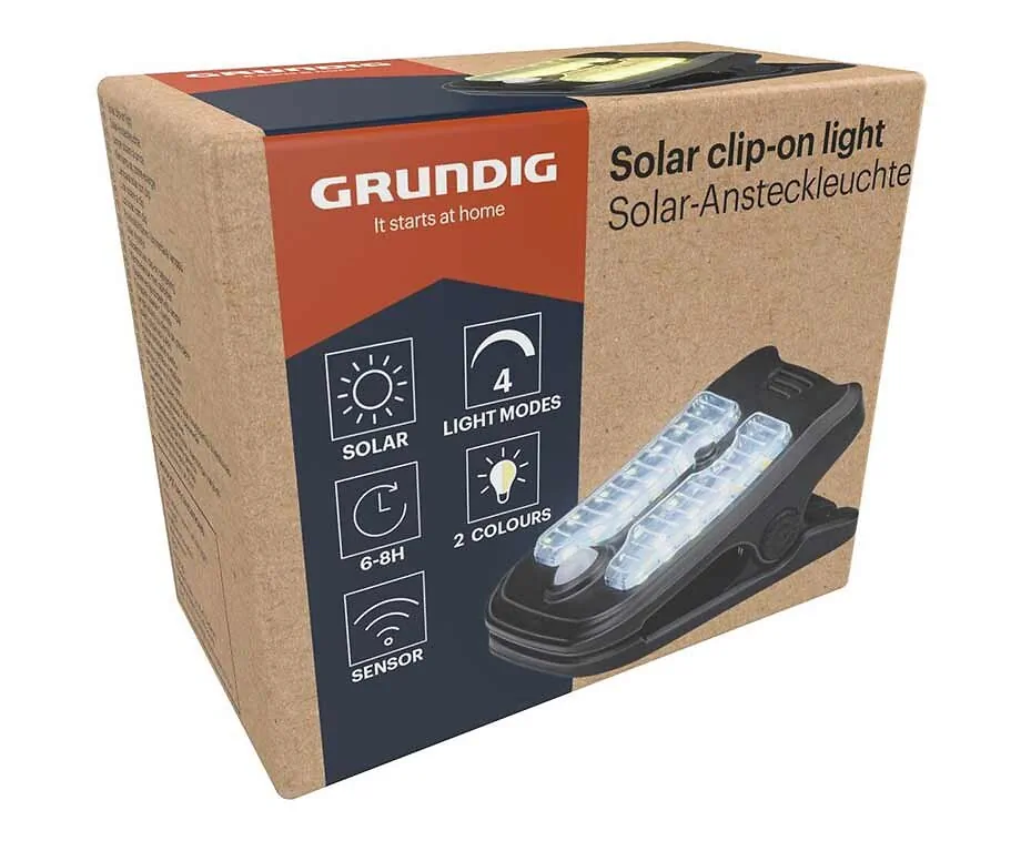 Solar Tuinverlichting Clip Met Sensor - Overal Te Bevestigen En Verplaatsen!