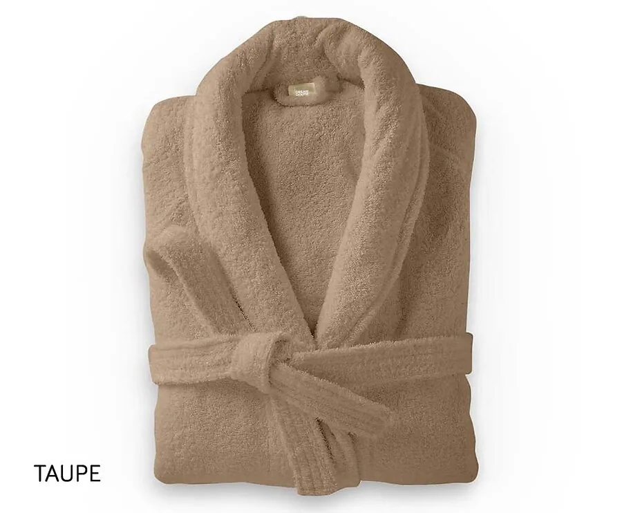 Badjas Van Hotelkwaliteit-Taupe-S/M