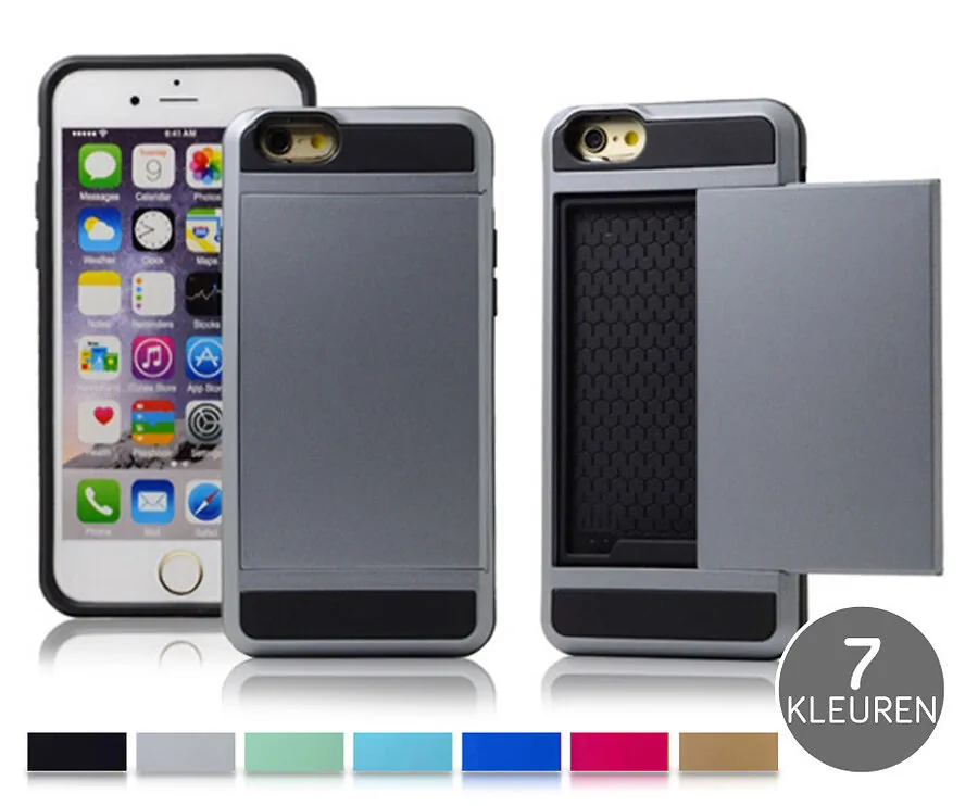 Smartphone Wallet Case - Voor iPhone En Samsung!