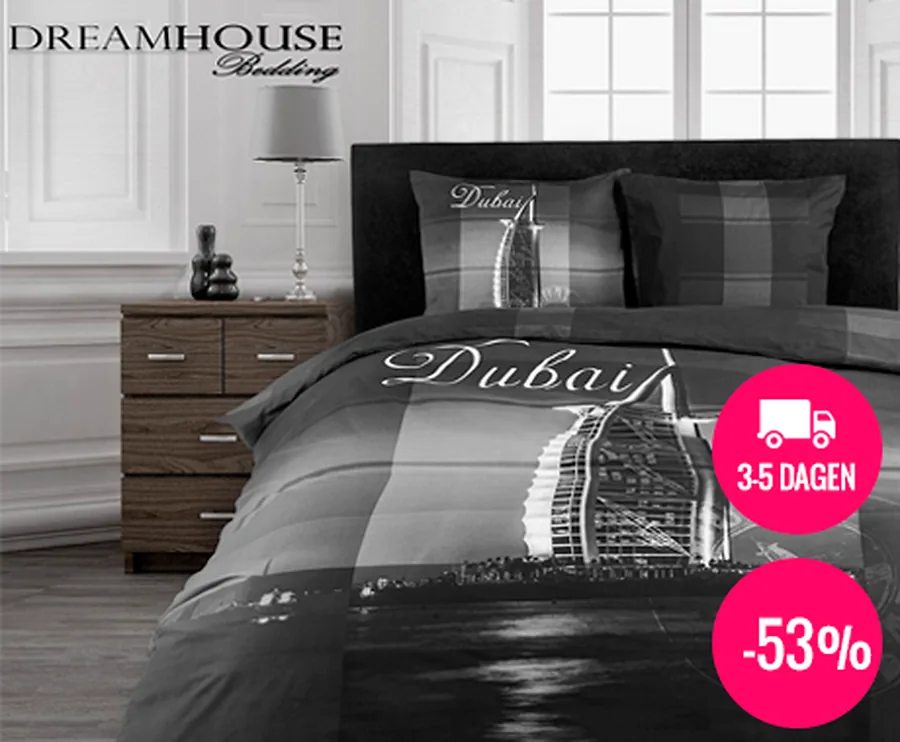 Dream House Bedding Dekbedovertrek: Dubai 