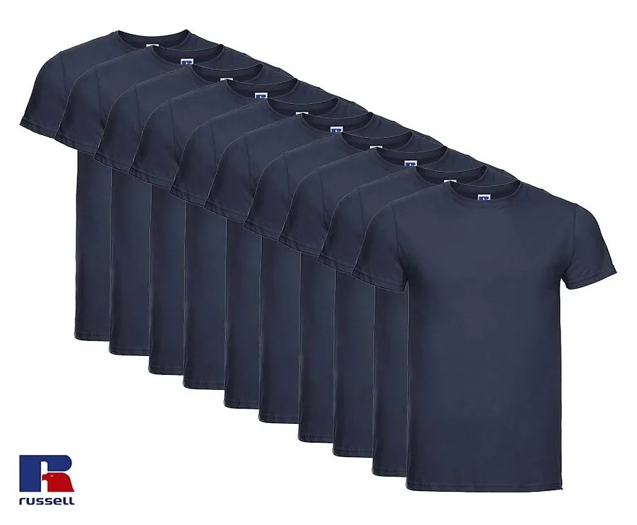 10-Pack Russell T-Shirts - Voorraadje Voor Een Extreem Scherpe Prijs!