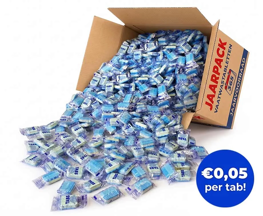 Vaatwastabs Voordeelpack 365 Stuks