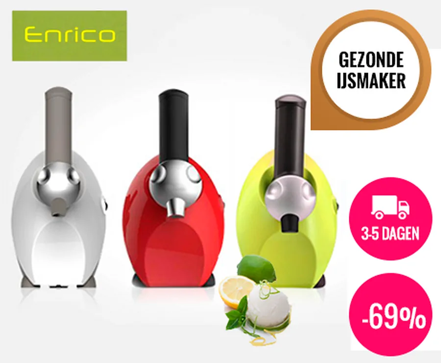 Enrico M-Line Fruit Dessert Maker - De Gezonde IJsmaker