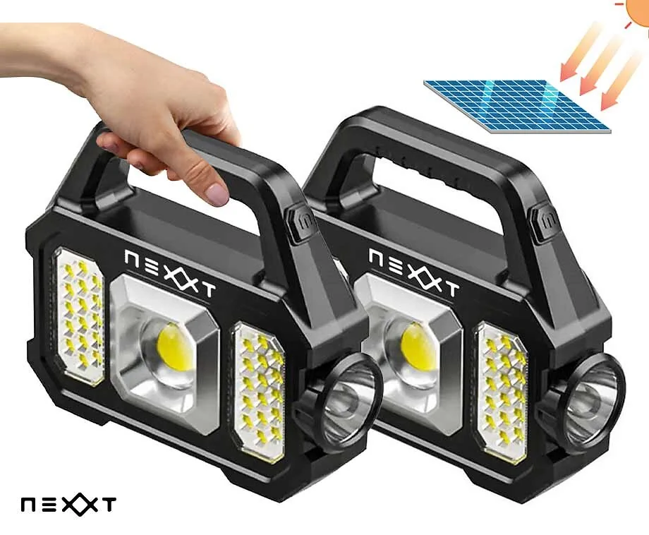 XL Draadloze Noodlamp Met Zonne-Energie - Vandaag 1+1 GRATIS!