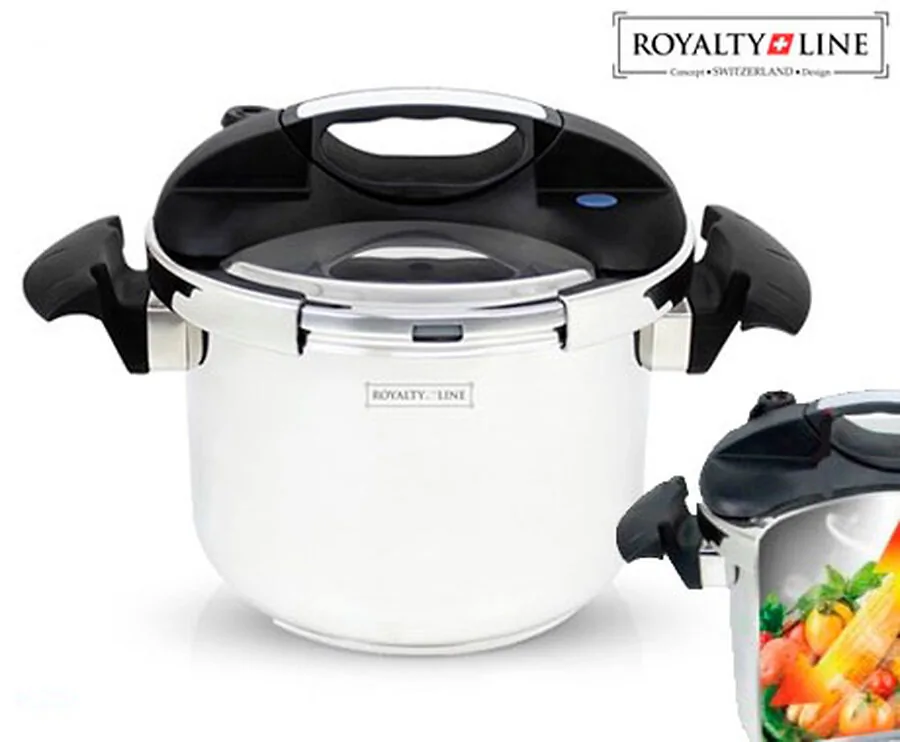 Royalty Line Snelkookpan van 4 Liter - Kook Met Behoud Van Smaak en Vitaminen!