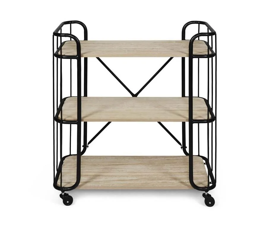 Lifa Living Trolley Lyon - Een Stoere Combinatie Van Metaal En Hout!