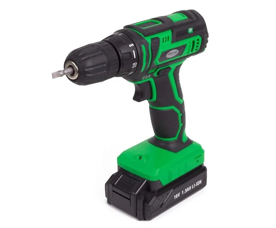 Accuboormachine 16V Li-Ion met Snellader
