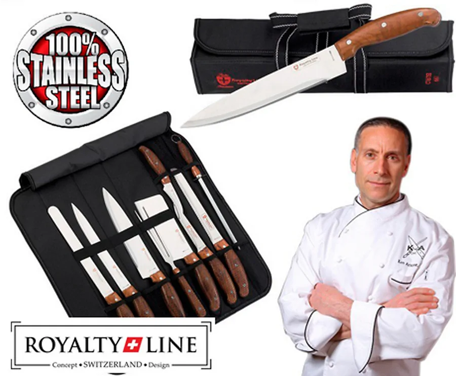 Royalty Line Professionele Keukenmessen - 9 Delige Set!