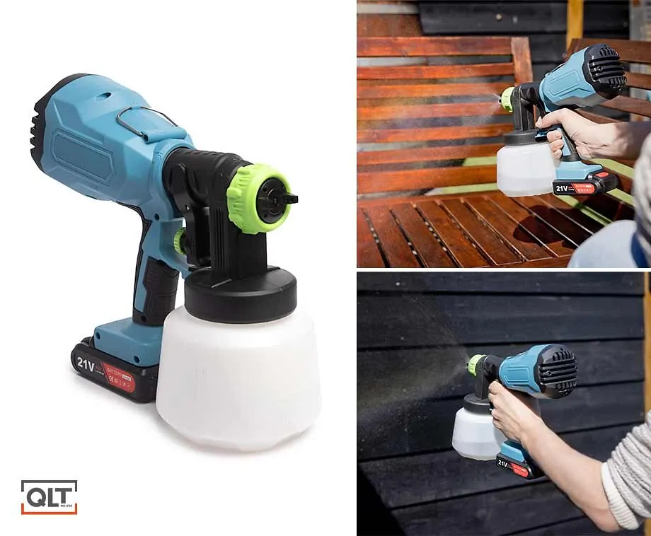 Verfspuit Op Accu 20V met 800 ml Reservoir
