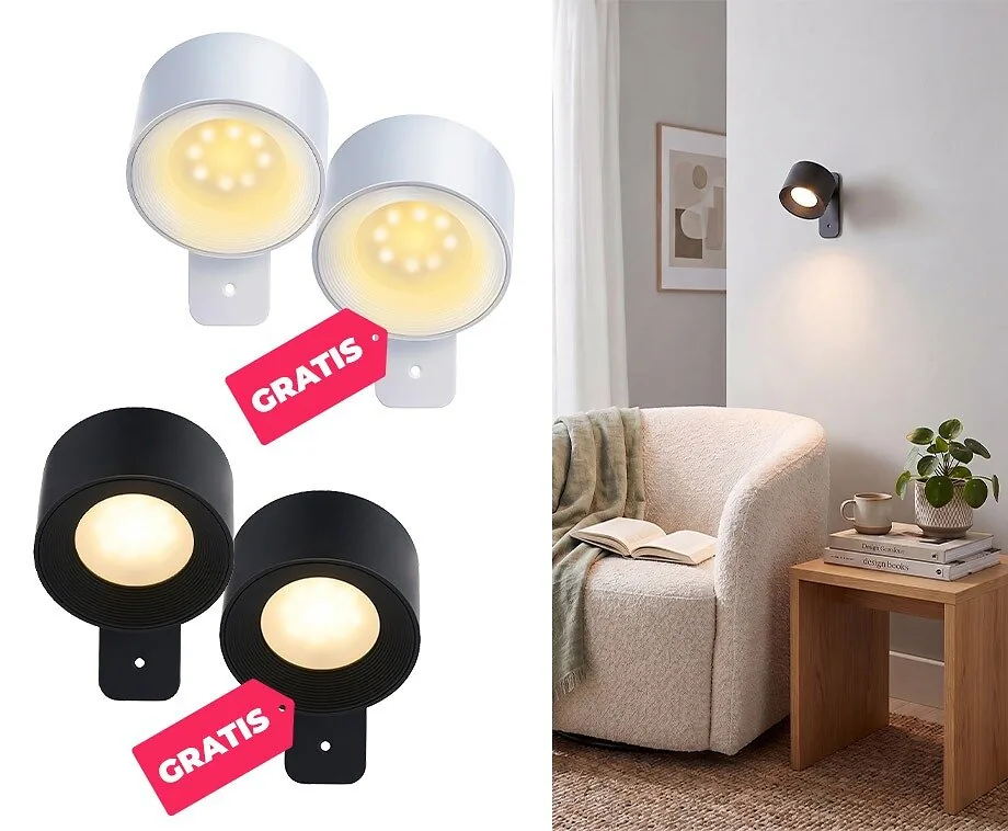 Grundig LED Wandspot Oplaadbaar met Afstandsbediening