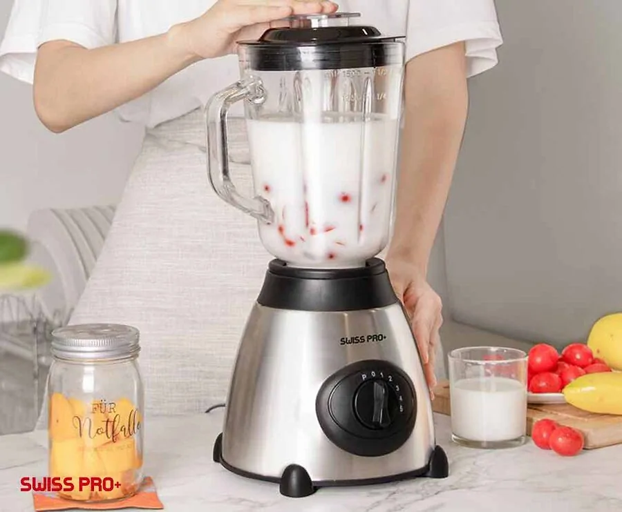Swiss Pro Blender 1,5 Liter - Met Luxe Glazen Pot!