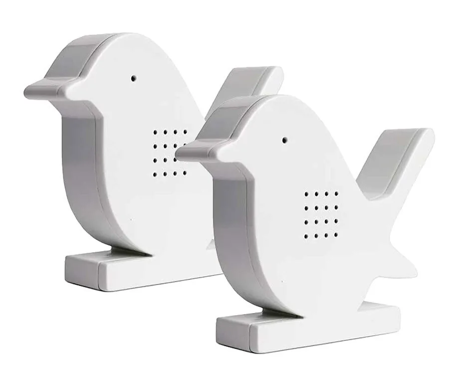 Vogelhuisje Vogelfiguur met Sensor 2 Stuks