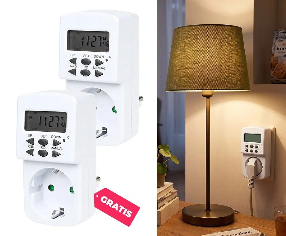 Tijdschakelaar Stekker Digitaal voor Binnen 230V