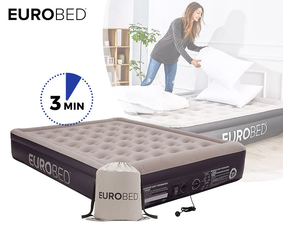 Eurobed 2-Persoons Elektrisch Opblaasbaar Bed - Bekend Van TV!