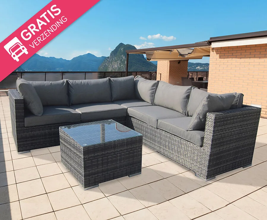 Luxe Loungeset Voor In De Tuin - 3 Verschillende Sets Verkrijgbaar!