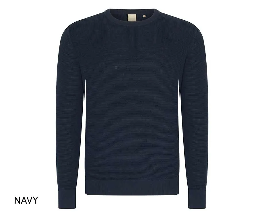 Mario Russo Pullover met Waffle Structuur