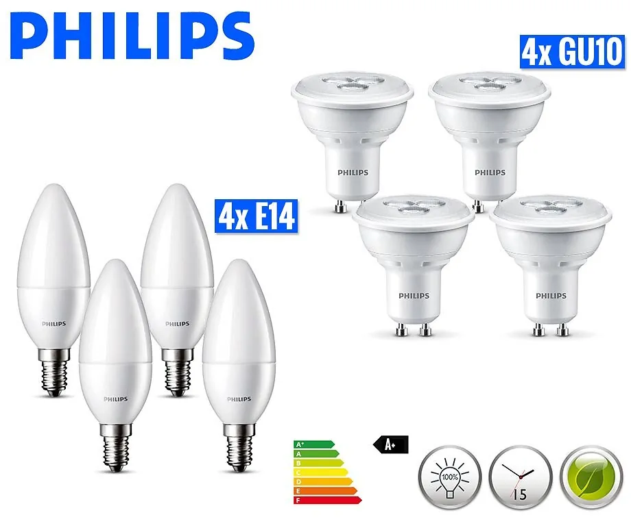 Philips Energiebesparende LED Lampen - Keuze Uit 2 Varianten!