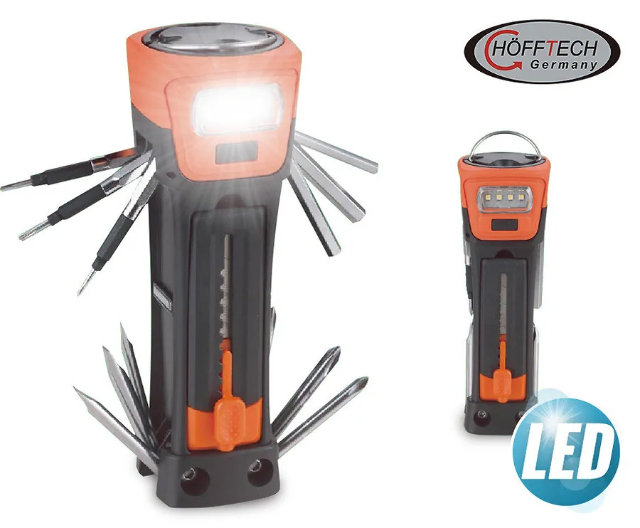 20-in-1 Multitool - Met Heldere Ingebouwde LED Zaklamp!