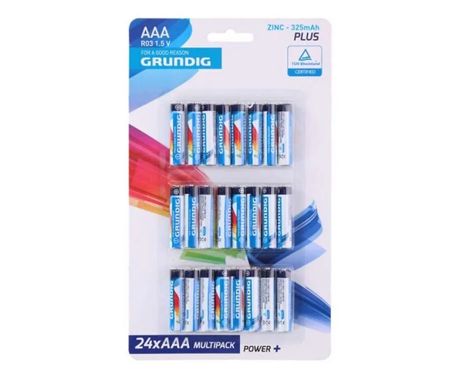 24-Pack AAA Batterijen Grundig
