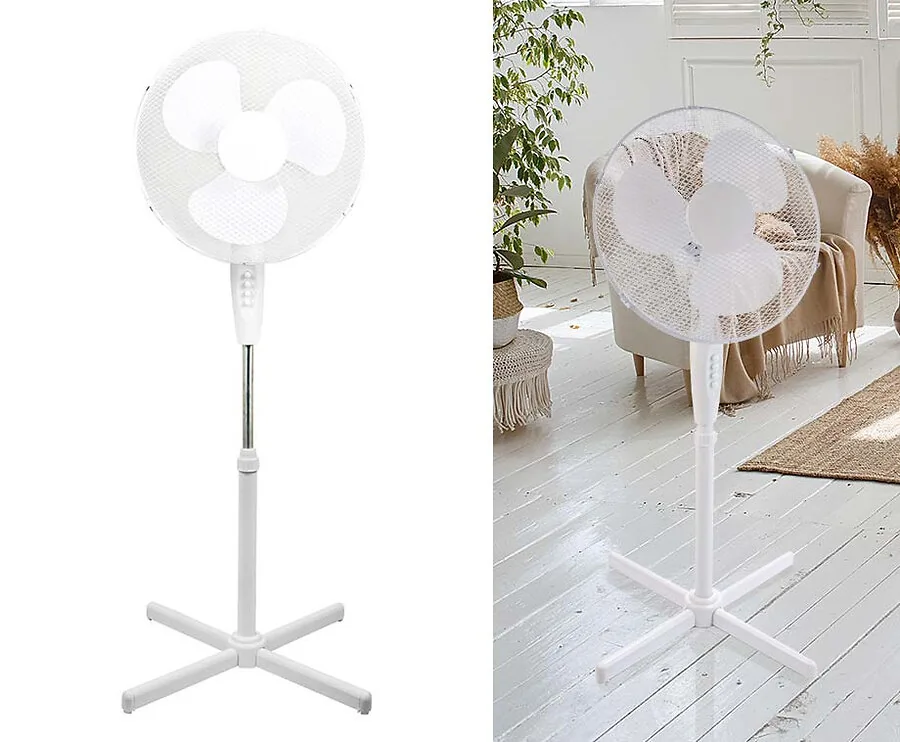 Grote Staande Ventilator 40cm - Voor De Nodige Verkoeling!