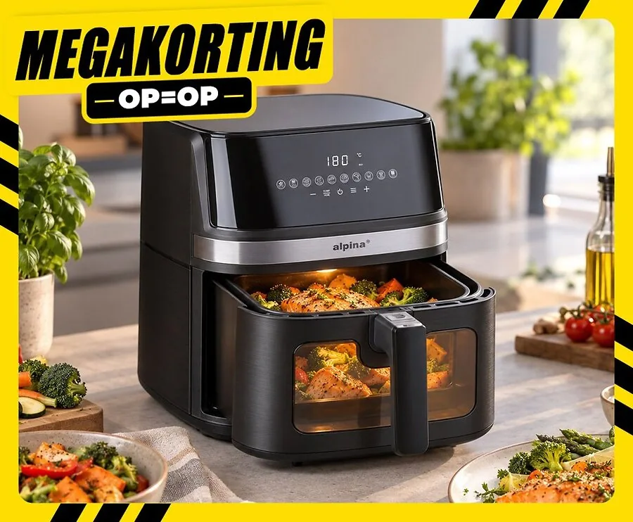 Airfryer XL 8 Liter met Digitaal Touchscreen