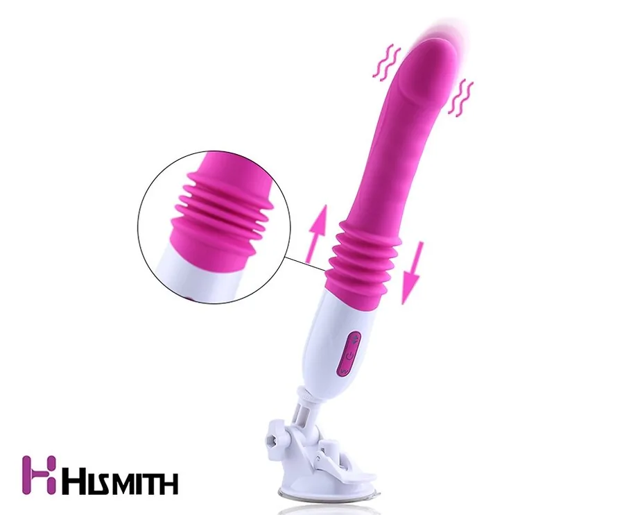 Hismith Stotende G-spot Vibrator - Met Optionele Zuignap!